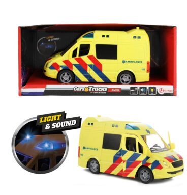 Toi Toys Cars&Trucks Ambulance Frictie Met Licht En Geluid 21cm