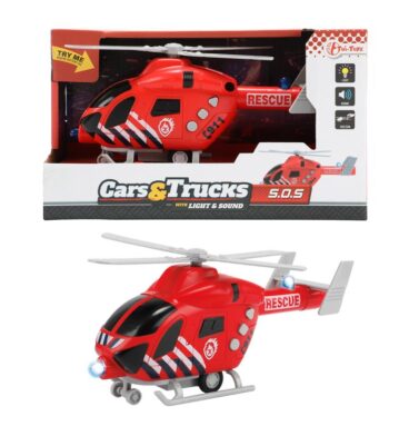 Toi Toys Cars&Trucks Brandweerhelikopter Rescue + Licht En Geluid