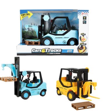 Toi Toys Cars&Trucks Vorkheftruck Frictie + Licht En Geluid