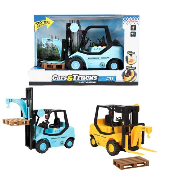 Toi Toys Cars&Trucks Vorkheftruck Frictie + Licht En Geluid