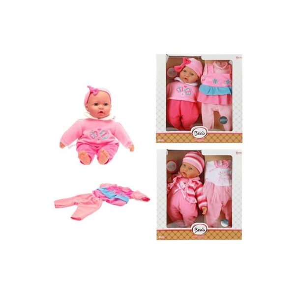 Toi Toys Cute Baby Babypop 40cm Met Extra Kledingset