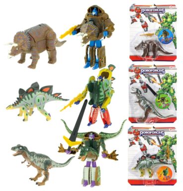Toi Toys Dinosaurus/krijger 17 Cm Transformeerbaar