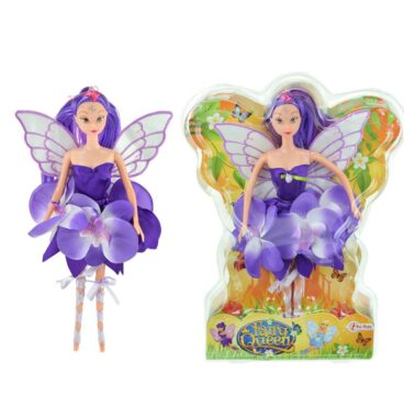 Toi Toys Fairies Bloemenfee Paars 30cm