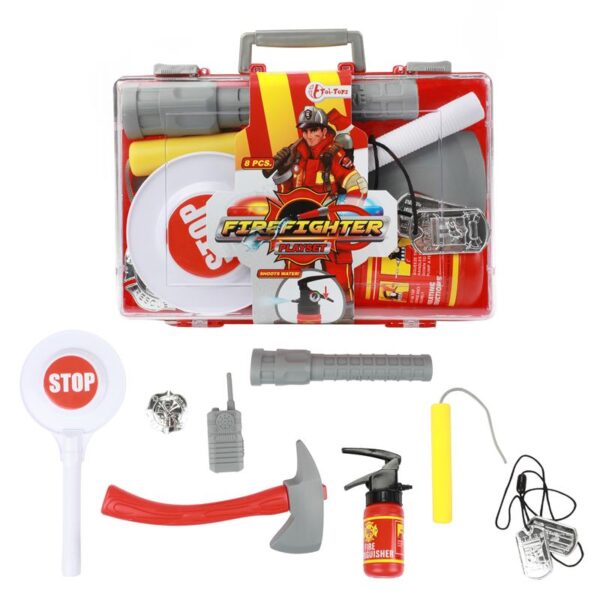 Toi Toys Fire Fighter Brandweerkoffer Met Accessoires 25x16x6cm