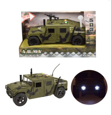 Toi Toys Frictie Pantserwagen Camouflage 1:16 Met Licht En Geluid