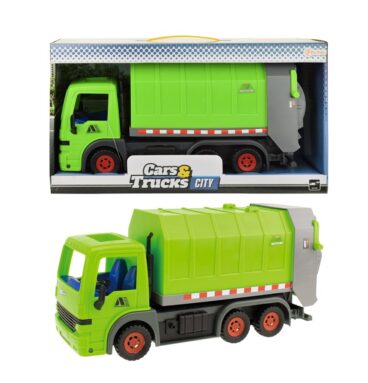 Toi Toys Frictie Vuilniswagen Groen 33cm In Opendoos