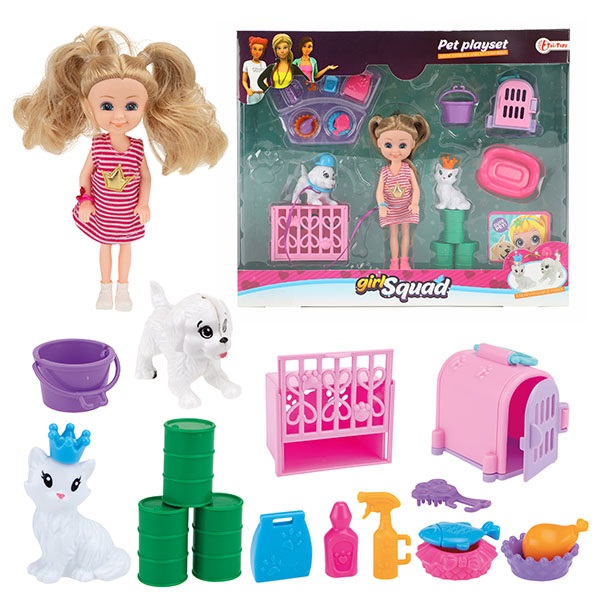 Toi Toys Girl Squad Tienerpop Klein Incl. Hond