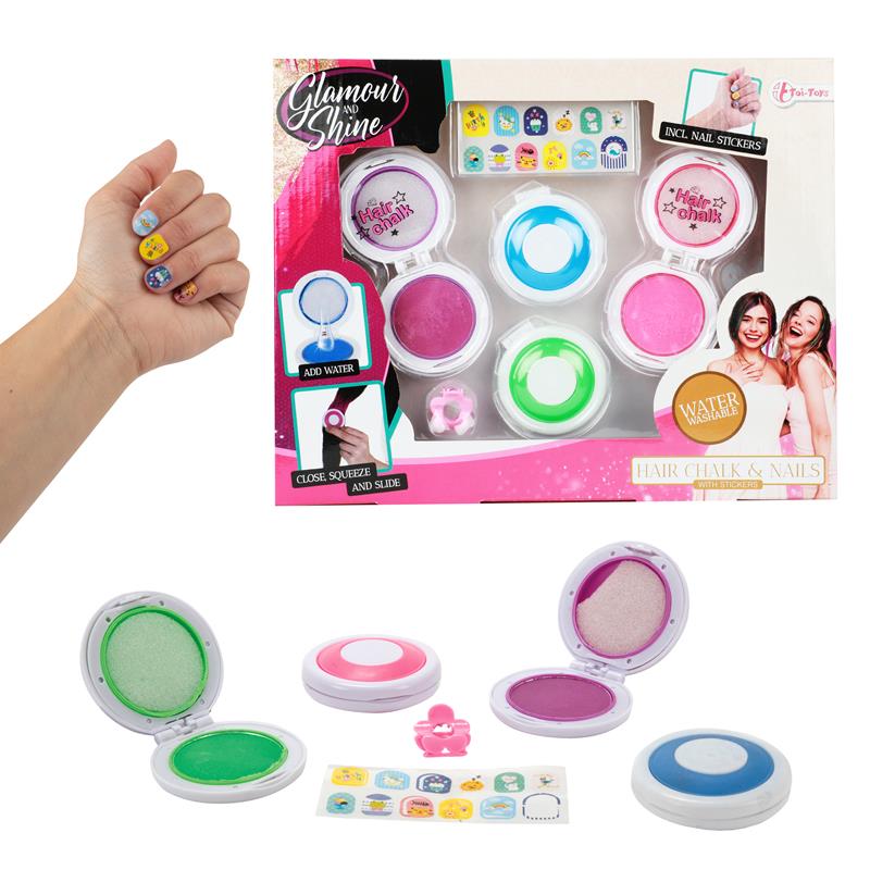 Toi Toys Haarkrijtset Met Accessoires In Doos 25x20cm