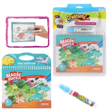 Toi Toys Kleuren Met Water &apos;Dino&apos; Boek+stift