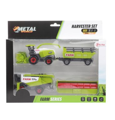 Toi Toys Landbouwmachine Set Met Aanhanger