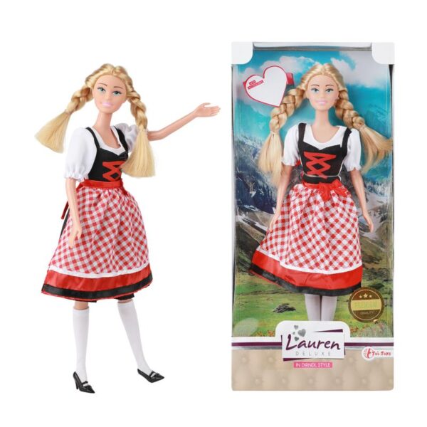 Toi Toys Lauren Tienerpop In Klederdracht Dirndl