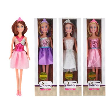 Toi Toys Lauren Tienerpop Met Diadeem In Feestjurk