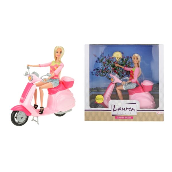 Toi Toys Lauren Tienerpop Op Scooter