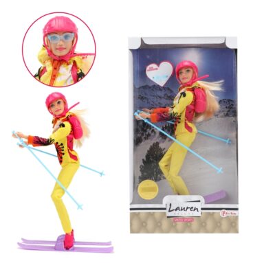 Toi Toys Lauren Tienerpop Op Ski&apos;s Met Accessoires