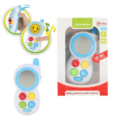 Toi Toys Little Stars Babytelefoon Met Spiegel + Licht En Geluid