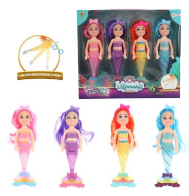 Toi Toys Mermaids Set Met 4 Poppen 15cm Zeemeermin Zusjes