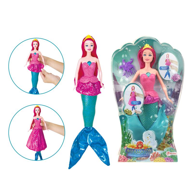 Toi Toys Mermaids Tienerpop Verander In Zeemeermin Prinses