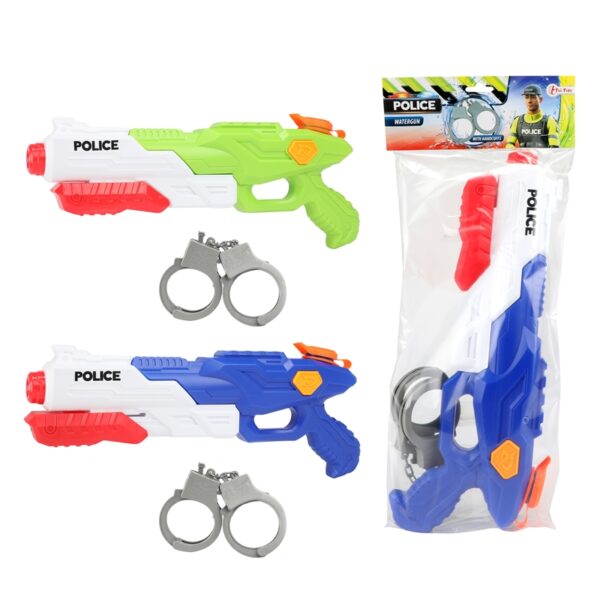 Toi Toys POLICE Waterpistool &apos;Politie&apos; 40cm Met Handboeien