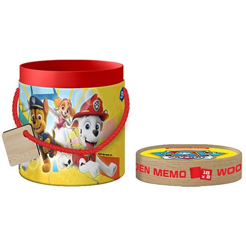 Toi Toys Paw Patrol Houten Memory Spel - 36 Kaartjes 11x13cm