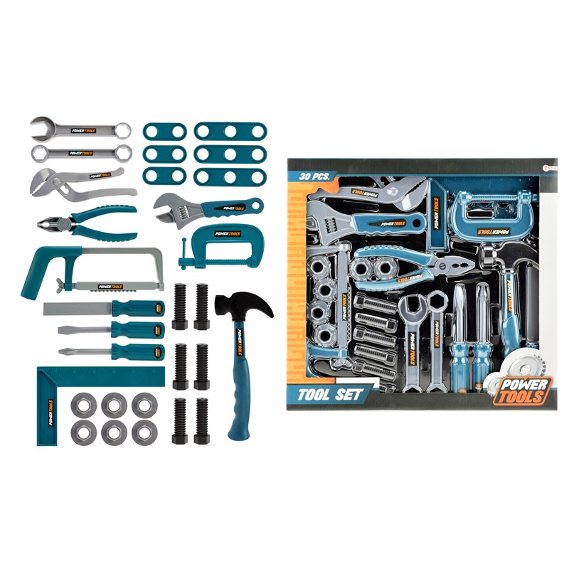 Toi Toys Power Tools Gereedschapset 30-delig