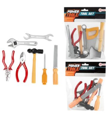 Toi Toys Power Tools Gereedschapset In Zak