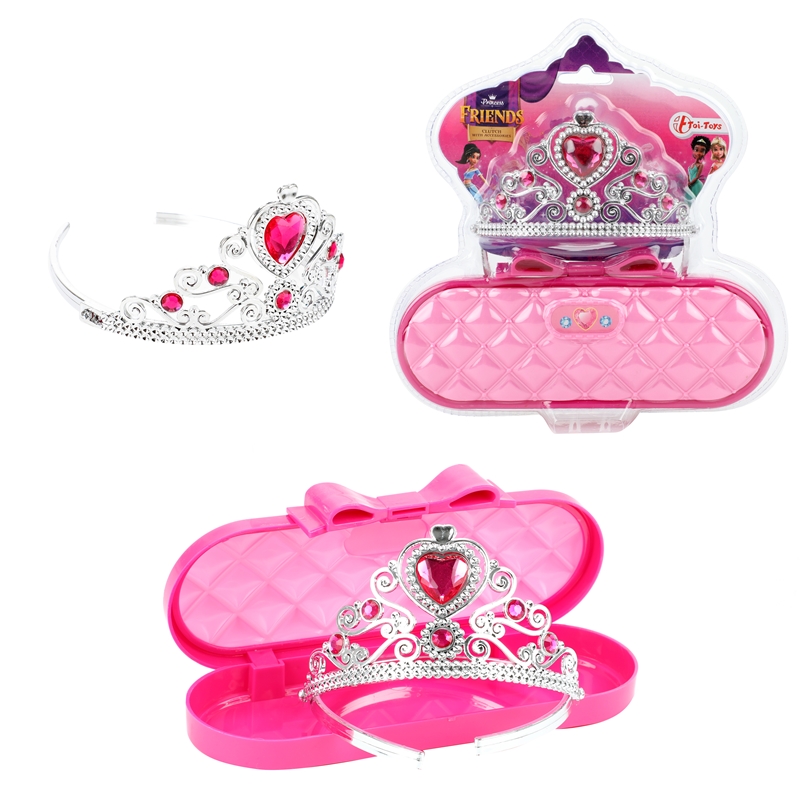 Toi Toys Prinses Verkleedaccessoires Set Tiara+clutch+ringen