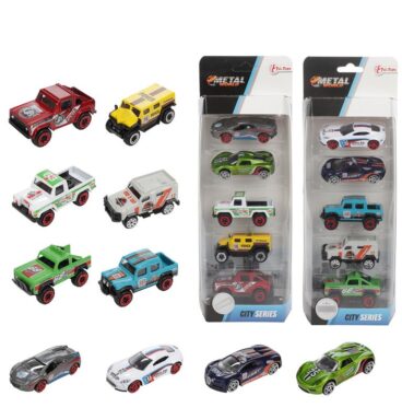 Toi Toys Race/rally Auto Set 5-delig