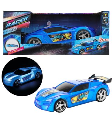 Toi Toys Rally Raceauto Blauw + L-G