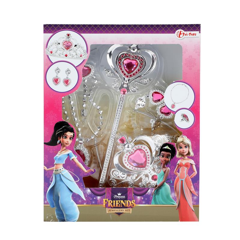 Toi Toys Sieradenset Prinses - Tiara+staf