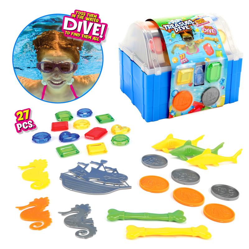 Toi Toys Splash Duikspeelgoed 27-delig In Schatkist
