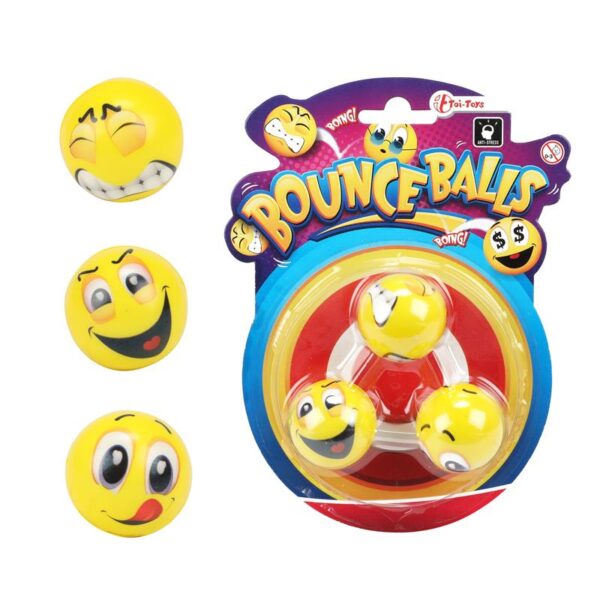 Toi Toys Stuiterballen Emoji 4