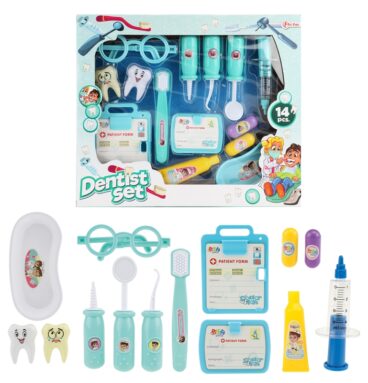 Toi Toys Tandartsset Met Spuit+boor En Andere Accessoires 14-delig