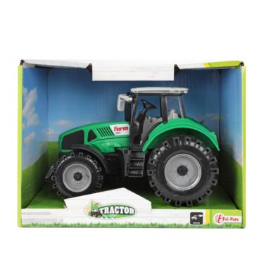 Toi Toys Tractor 19cm Frictie Groen