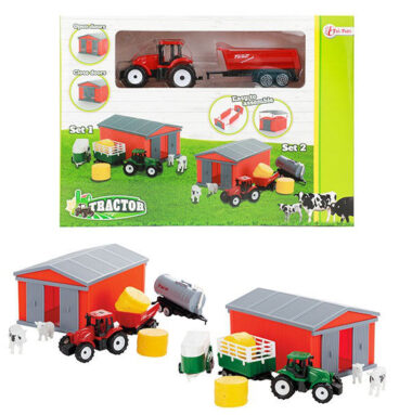 Toi Toys Tractor Set Schuur Met Tractor 20x27