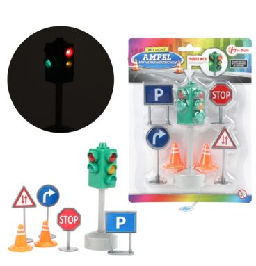 Toi Toys Verkeersborden+verkeerslicht Met Licht