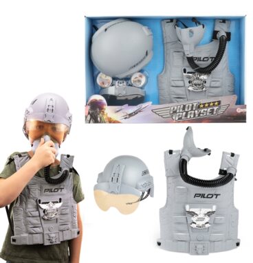 Toi Toys Verkleedset Gevechtspiloot Met Helm En Vest