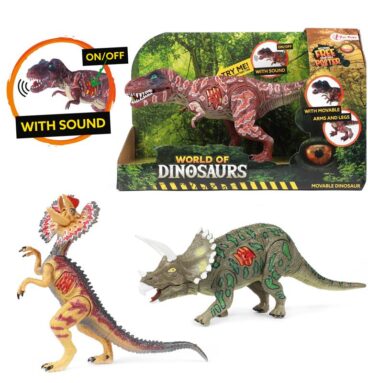 Toi Toys World Of Dinosaurs Beweegbare Dino Met Geluid