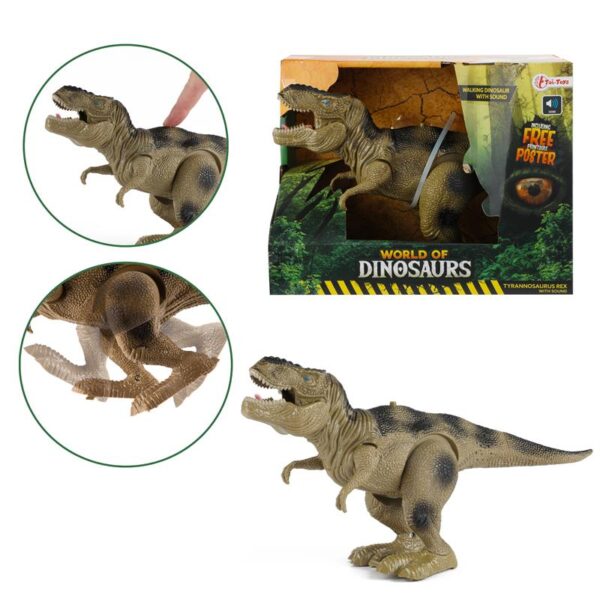 Toi Toys World Of Dinosaurs Dino -T-rex- Lopend Met Geluid