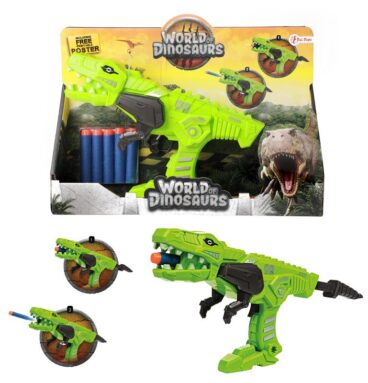 Toi Toys World Of Dinosaurs Dinopistool Met 5 Foampijlen