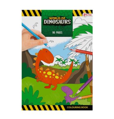 Toi Toys World Of Dinosaurs Super Kleurboek 96blz.