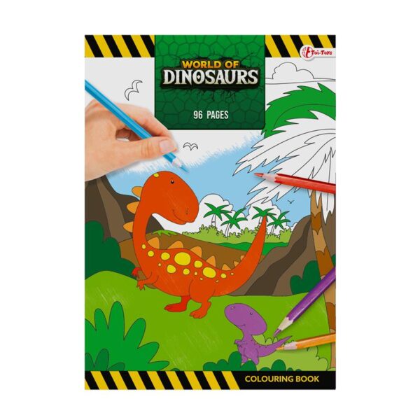 Toi Toys World Of Dinosaurs Super Kleurboek 96blz.