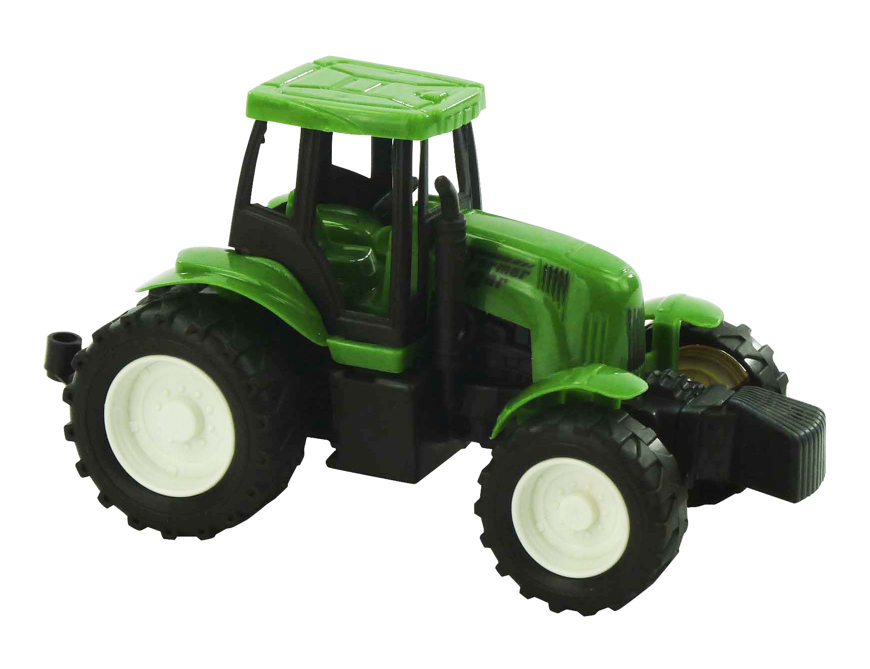 Tractor Pull-back Verkrijgbaar In Rood Of Groen