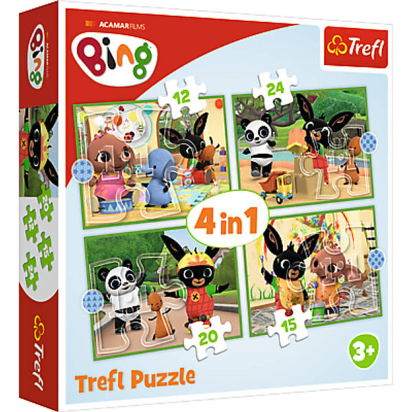 Trefl Bring 4-in-1 Puzzel 12/15/20/24 Stukjes