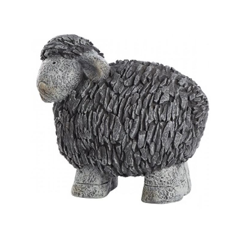 Tuinbeeld Schaap Klein Polystone 34x21x29