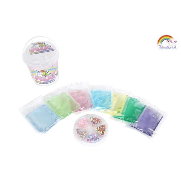 Unicorn Mix Je Eigen Putty Met Glitter En Kralen 700gram 13x12