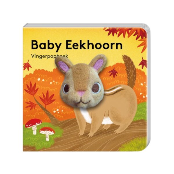 Vingerpopboekje - Baby Eekhoorn