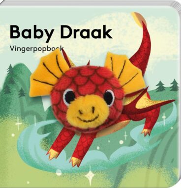 Vingerpopboekje Baby Fantasie Dieren Baby Draak