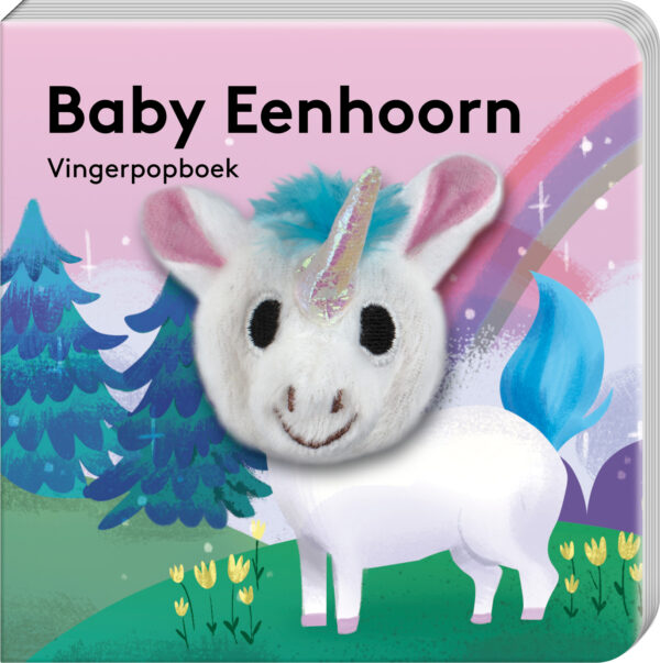 Vingerpopboekje Baby Fantasie Dieren Baby Eenhoorn