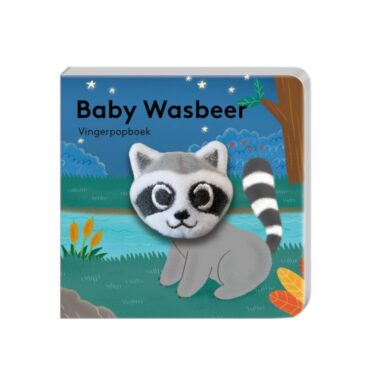 Vingerpopboekje - Baby Wasbeer