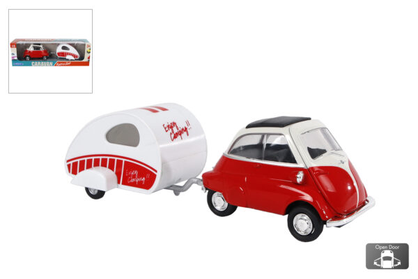 Welly BMW Isetta Met Caravan 18